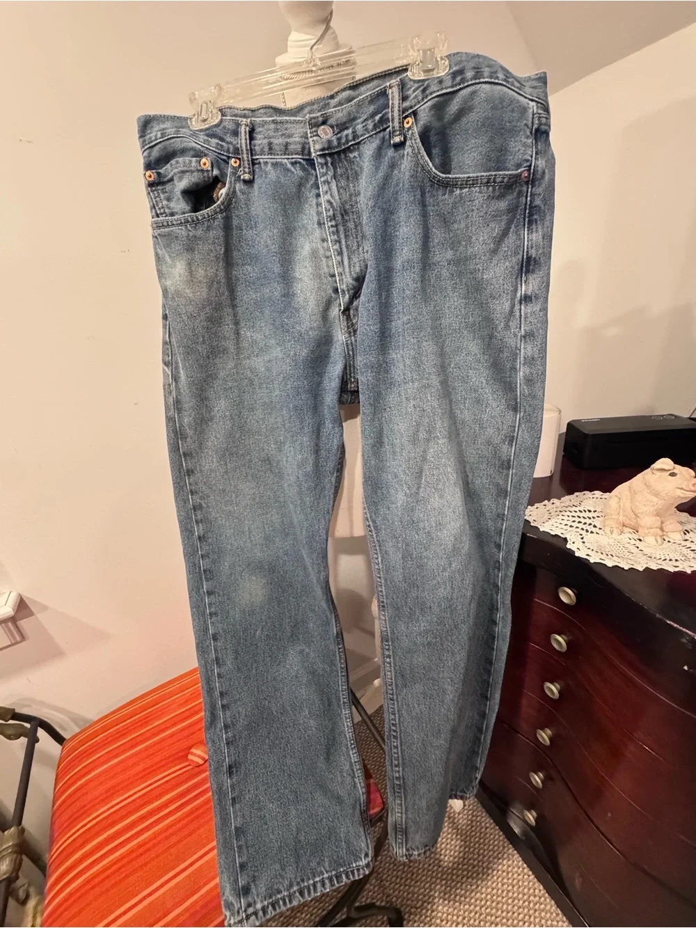 Levi's Light Blue Straight Leg Jeans